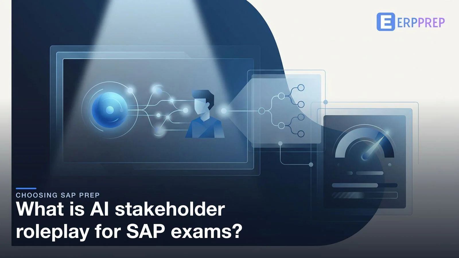 What is AI stakeholder roleplay for SAP exams?