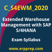 Access the C_S4EWM_2020 Syllabus, C_S4EWM_2020 PDF Download, C_S4EWM_2020 Dumps, SAP S/4HANA Extended Warehouse Management PDF Download, and benefit from SAP free certification voucher and certification discount code.