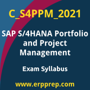 Access the C_S4PPM_2021 Syllabus, C_S4PPM_2021 PDF Download, C_S4PPM_2021 Dumps, SAP S/4HANA Portfolio and Project Management PDF Download, and benefit from SAP free certification voucher and certification discount code.
