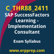 Access the C_THR88_2411 Syllabus, C_THR88_2411 PDF Download, C_THR88_2411 Dumps, SAP SuccessFactors Learning PDF Download, and benefit from SAP free certification voucher and certification discount code.