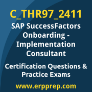 Access our free C_THR97_2411 dumps and SAP SuccessFactors Onboarding dumps, along with C_THR97_2411 PDF downloads and SAP SuccessFactors Onboarding PDF downloads, to prepare effectively for your C_THR97_2411 Certification Exam.