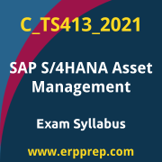 Access the C_TS413_2021 Syllabus, C_TS413_2021 PDF Download, C_TS413_2021 Dumps, SAP S/4HANA Asset Management PDF Download, and benefit from SAP free certification voucher and certification discount code.