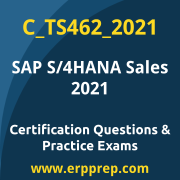 Access our free C_TS462_2021 dumps and SAP S/4HANA Sales dumps, along with C_TS462_2021 PDF downloads and SAP S/4HANA Sales PDF downloads, to prepare effectively for your C_TS462_2021 Certification Exam.