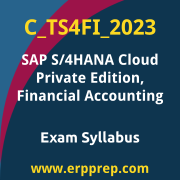 Access the C_TS4FI_2023 Syllabus, C_TS4FI_2023 PDF Download, C_TS4FI_2023 Dumps, SAP S/4HANA Cloud Private Edition Financial Accounting PDF Download, and benefit from SAP free certification voucher and certification discount code.