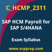 Access the C_HCMP_2311 Syllabus, C_HCMP_2311 PDF Download, C_HCMP_2311 Dumps, SAP S/4HANA HCM Payroll PDF Download, and benefit from SAP free certification voucher and certification discount code.