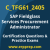 SAP Certified Associate - Administrator - SAP Fieldglass Services Procurement