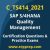 SAP Certified Associate - SAP S/4HANA Quality Management