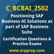 SAP Certified Associate - Positioning SAP Business AI Solutions as part of SAP B