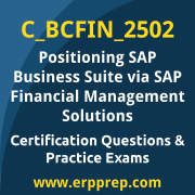 SAP Certified Associate - Positioning SAP Business Suite via SAP Financial Manag