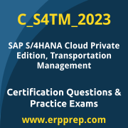 SAP Certified Associate - SAP S/4HANA Cloud Private Edition, Transportation Mana