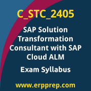 SAP Certified Associate - Solution Transformation Consultant with SAP Cloud ALM