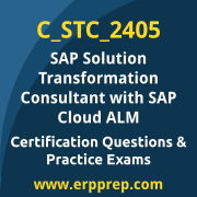 SAP Certified Associate - Solution Transformation Consultant with SAP Cloud ALM