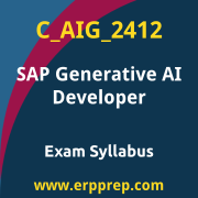 Access the C_AIG_2412 Syllabus, C_AIG_2412 PDF Download, C_AIG_2412 Dumps, SAP Generative AI Developer PDF Download, and benefit from SAP free certification voucher and certification discount code.