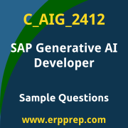 Get C_AIG_2412 Dumps Free, and SAP Generative AI Developer PDF Download for your SAP Generative AI Developer Certification. Access C_AIG_2412 Free PDF Download to enhance your exam preparation.