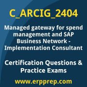 Access our free C_ARCIG_2404 dumps and SAP Managed gateway for spend management and SAP Business Network dumps, along with C_ARCIG_2404 PDF downloads and SAP Managed gateway for spend management and SAP Business Network PDF downloads, to prepare effectively for your C_ARCIG_2404 Certification Exam.