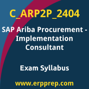 Access the C_ARP2P_2404 Syllabus, C_ARP2P_2404 PDF Download, C_ARP2P_2404 Dumps, SAP Ariba Procurement Implementation Consultant PDF Download, and benefit from SAP free certification voucher and certification discount code.