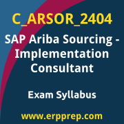 Access the C_ARSOR_2404 Syllabus, C_ARSOR_2404 PDF Download, C_ARSOR_2404 Dumps, SAP Ariba Sourcing Implementation Consultant PDF Download, and benefit from SAP free certification voucher and certification discount code.