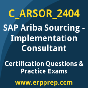 Access our free C_ARSOR_2404 dumps and SAP Ariba Sourcing Implementation Consultant dumps, along with C_ARSOR_2404 PDF downloads and SAP Ariba Sourcing Implementation Consultant PDF downloads, to prepare effectively for your C_ARSOR_2404 Certification Exam.