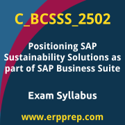 Access the C_BCSSS_2502 Syllabus, C_BCSSS_2502 PDF Download, C_BCSSS_2502 Dumps, SAP Positioning SAP Sustainability Solutions as part of SAP Business Suite PDF Download, and benefit from SAP free certification voucher and certification discount code.