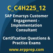 Access our free C_C4H225_12 dumps and SAP Emarsys Customer Engagement Implementation Consultant dumps, along with C_C4H225_12 PDF downloads and SAP Emarsys Customer Engagement Implementation Consultant PDF downloads, to prepare effectively for your C_C4H225_12 Certification Exam.