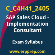 Access the C_C4H41_2405 Syllabus, C_C4H41_2405 PDF Download, C_C4H41_2405 Dumps, SAP Sales Cloud Implementation Consultant PDF Download, and benefit from SAP free certification voucher and certification discount code.