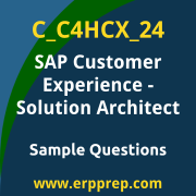 Get C_C4HCX_24 Dumps Free, and SAP Customer Experience Solution Architect PDF Download for your SAP Customer Experience - Solution Architect Certification. Access C_C4HCX_24 Free PDF Download to enhance your exam preparation.