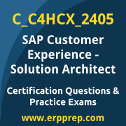 Access our free C_C4HCX_2405 dumps and SAP Customer Experience Solution Architect dumps, along with C_C4HCX_24 PDF downloads and SAP Customer Experience Solution Architect PDF downloads, to prepare effectively for your C_C4HCX_24 Certification Exam.