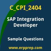 Get C_CPI_2404 Dumps Free, and SAP Integration Developer PDF Download for your SAP Integration Developer Certification. Access C_CPI_2404 Free PDF Download to enhance your exam preparation.