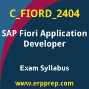 Access the C_FIORD_2404 Syllabus, C_FIORD_2404 PDF Download, C_FIORD_2404 Dumps, SAP Fiori Application Developer PDF Download, and benefit from SAP free certification voucher and certification discount code.