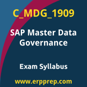 Access the C_MDG_1909 Syllabus, C_MDG_1909 PDF Download, C_MDG_1909 Dumps, SAP Master Data Governance PDF Download, and benefit from SAP free certification voucher and certification discount code.