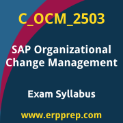 Access the C_OCM_2503 Syllabus, C_OCM_2503 PDF Download, C_OCM_2503 Dumps, SAP Organizational Change Management PDF Download, and benefit from SAP free certification voucher and certification discount code.