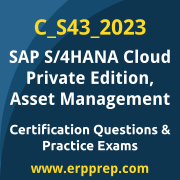 Access our free C_S43_2023 dumps and SAP S/4HANA Cloud Private Edition Asset Management dumps, along with C_S43_2023 PDF downloads and SAP S/4HANA Cloud Private Edition Asset Management PDF downloads, to prepare effectively for your C_S43_2023 Certification Exam.