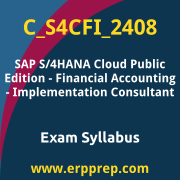 Access the C_S4CFI_2408 Syllabus, C_S4CFI_2408 PDF Download, C_S4CFI_2408 Dumps, SAP S/4HANA Cloud Public Edition Financial Accounting PDF Download, and benefit from SAP free certification voucher and certification discount code.