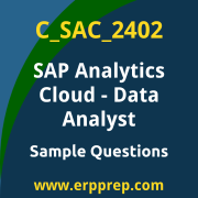 Get C_SAC_2402 Dumps Free, and SAP Analytics Cloud Data Analyst PDF Download for your SAP Analytics Cloud - Data Analyst Certification. Access C_SAC_2402 Free PDF Download to enhance your exam preparation.