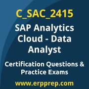 Access our free C_SAC_2415 dumps and SAP Analytics Cloud Data Analyst dumps, along with C_SAC_2415 PDF downloads and SAP Analytics Cloud Data Analyst PDF downloads, to prepare effectively for your C_SAC_2415 Certification Exam.