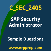 Get C_SEC_2405 Dumps Free, and SAP Security Administrator PDF Download for your SAP Security Administrator Certification. Access C_SEC_2405 Free PDF Download to enhance your exam preparation.