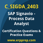 Access our free C_SIGDA_2403 dumps and SAP Signavio Process Data Analyst dumps, along with C_SIGDA_2403 PDF downloads and SAP Signavio Process Data Analyst PDF downloads, to prepare effectively for your C_SIGDA_2403 Certification Exam.