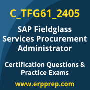 Access our free C_TFG61_2405 dumps and SAP Fieldglass Services Procurement Administrator dumps, along with C_TFG61_2405 PDF downloads and SAP Fieldglass Services Procurement Administrator PDF downloads, to prepare effectively for your C_TFG61_2405 Certification Exam.