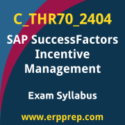 Access the C_THR70_2404 Syllabus, C_THR70_2404 PDF Download, C_THR70_2404 Dumps, SAP SuccessFactors Incentive Management PDF Download, and benefit from SAP free certification voucher and certification discount code.