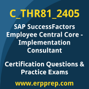 Access our free C_THR81_2405 dumps and SAP SuccessFactors Employee Central Core dumps, along with C_THR81_2405 PDF downloads and SAP SuccessFactors Employee Central Core PDF downloads, to prepare effectively for your C_THR81_2405 Certification Exam.