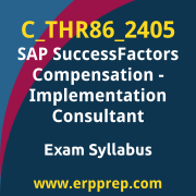 Access the C_THR86_2405 Syllabus, C_THR86_2405 PDF Download, C_THR86_2405 Dumps, SAP SuccessFactors Compensation PDF Download, and benefit from SAP free certification voucher and certification discount code.