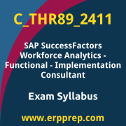 Access the C_THR89_2411 Syllabus, C_THR89_2411 PDF Download, C_THR89_2411 Dumps, SAP SuccessFactors Workforce Analytics - Functional PDF Download, and benefit from SAP free certification voucher and certification discount code.