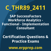 Access our free C_THR89_2411 dumps and SAP SuccessFactors Workforce Analytics Functional Consultant dumps, along with C_THR89_2411 PDF downloads and SAP SuccessFactors Workforce Analytics Functional Consultant PDF downloads, to prepare effectively for your C_THR89_2411 Certification Exam.