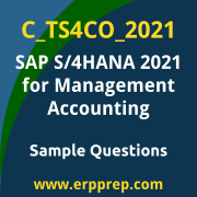 Get C_TS4CO_2021 Dumps Free, and SAP S/4HANA Management Accounting PDF Download for your SAP S/4HANA 2021 for Management Accounting Certification. Access C_TS4CO_2021 Free PDF Download to enhance your exam preparation.