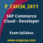 Access the P_C4H34_2411 Syllabus, P_C4H34_2411 PDF Download, P_C4H34_2411 Dumps, SAP Commerce Cloud Developer PDF Download, and benefit from SAP free certification voucher and certification discount code.