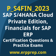 Access our free P_S4FIN_2023 dumps and SAP S/4HANA Cloud Private Edition Financials for SAP ERP dumps, along with P_S4FIN_2023 PDF downloads and SAP S/4HANA Cloud Private Edition Financials for SAP ERP PDF downloads, to prepare effectively for your P_S4FIN_2023 Certification Exam.