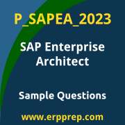 Get P_SAPEA_2023 Dumps Free, and SAP Enterprise Architect PDF Download for your SAP Enterprise Architect Certification. Access P_SAPEA_2023 Free PDF Download to enhance your exam preparation.