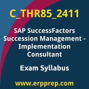 Access the C_THR85_2411 Syllabus, C_THR85_2411 PDF Download, C_THR85_2411 Dumps, SAP SuccessFactors Succession Management PDF Download, and benefit from SAP free certification voucher and certification discount code.