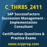 Access our free C_THR85_2411 dumps and SAP SuccessFactors Succession Management dumps, along with C_THR85_2411 PDF downloads and SAP SuccessFactors Succession Management PDF downloads, to prepare effectively for your C_THR85_2411 Certification Exam.