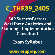 Access the C_THR89_2405 Syllabus, C_THR89_2405 PDF Download, C_THR89_2405 Dumps, SAP SuccessFactors Workforce Analytics and Planning PDF Download, and benefit from SAP free certification voucher and certification discount code.